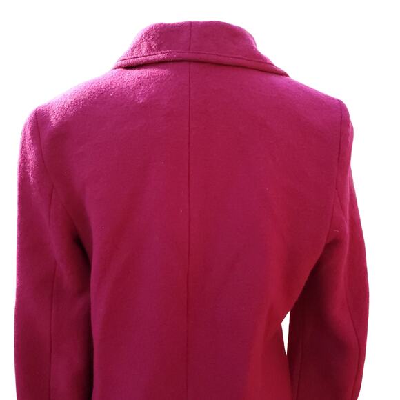 Geiger Tyrol Austria Magenta Pink Boiled Wool Jacket Sz EU 36 US Small - Picture 10 of 16